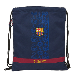 FC Barcelona taška na chrbát / vrecko na prezúvky tmavomodré