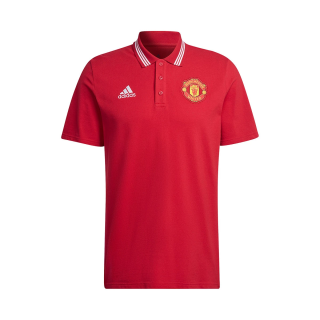 Adidas Manchester United polokošeľa červená pánska - SKLADOM
