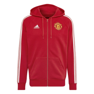 Adidas Manchester United mikina / bunda červená pánska