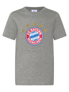 FC Bayern München - Bayern Mníchov tričko šedé pánske - SKLADOM