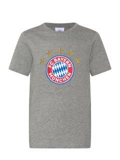 FC Bayern München - Bayern Mníchov tričko šedé detské - SKLADOM