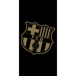 FC Barcelona uterák / osuška čierna - SKLADOM