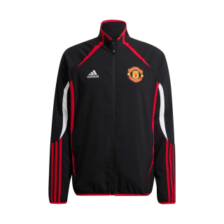 Adidas Manchester United Teamgeist mikina / bunda pánska čierna