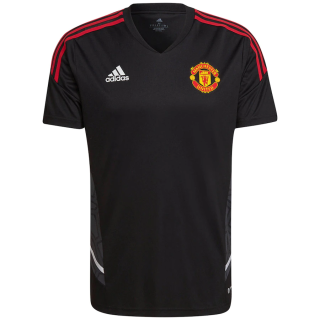 Adidas Manchester United tréningový dres čierny pánsky 2022-2023