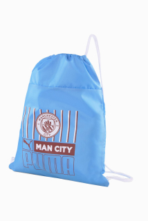 Puma Manchester City taška na chrbát / vrecko na prezúvky bledomodré