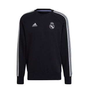 Adidas Real Madrid mikina čierna pánska