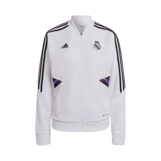 Adidas Real Madrid mikina / bunda biela dámska