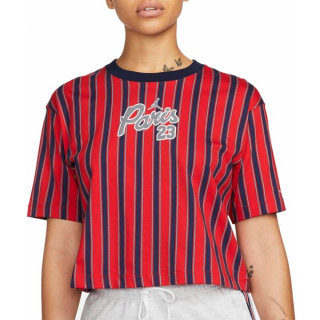 Nike Jordan Paris Saint Germain - PSG tričko červené dámske