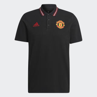 Adidas Manchester United polokošeľa čierna pánska