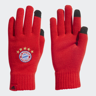 Adidas FC Bayern München - Bayern Mníchov pletené rukavice červené