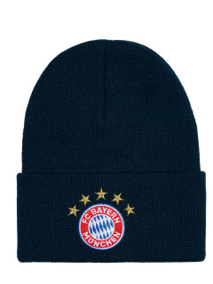 FC Bayern München - Bayern Mníchov zimná čiapka tmavomodrá - SKLADOM