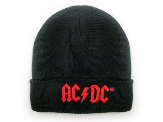 AC/DC zimná čiapka čierna