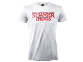 Stranger Things tričko biele pánske