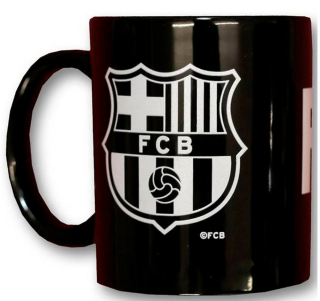 FC Barcelona hrnček čierny - SKLADOM
