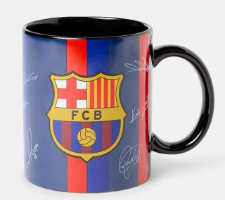 FC Barcelona hrnček s podpismi - SKLADOM