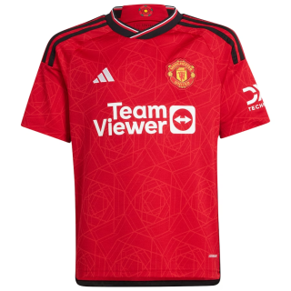 Adidas Manchester United dres detský (2023-2024) domáci + meno a číslo - SKLADOM