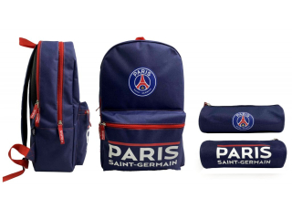 Paris Saint-Germain FC - PSG batoh / ruksak tmavomodrý + peračník tuba - SKLADOM