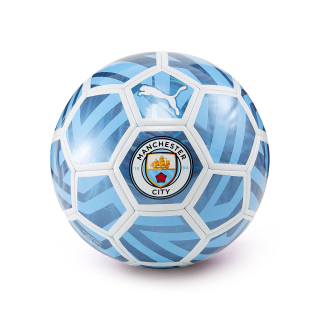 Puma Manchester City futbalová lopta bledomodrá