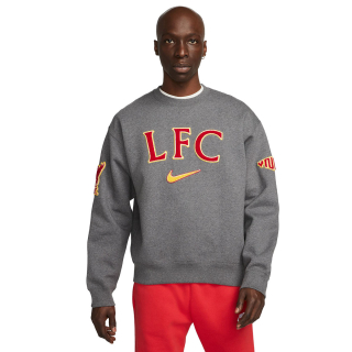 Nike Liverpool FC mikina / sveter šedý pánsky