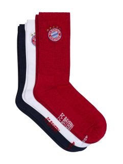 FC Bayern München - Bayern Mníchov športové ponožky (3 páry v balení) - SKLADOM