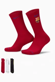 Nike FC Barcelona ponožky (3 páry v balení) - SKLADOM