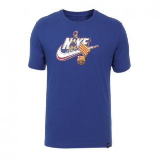 Nike FC Barcelona tričko tmavomodré detské