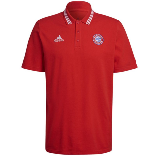 Adidas FC Bayern München - Bayern Mníchov polokošeľa červená pánska