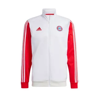 Adidas FC Bayern München - Bayern Mníchov mikina / bunda bielo-červená pánska