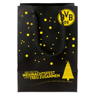 Borussia Dortmund BVB 09 vianočná darčeková taška malá - SKLADOM