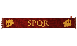AS Rím - AS Roma pletený šál červený