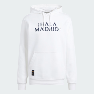 Adidas Real Madrid mikina biela pánska