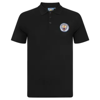 Manchester City polokošeľa čierna pánska