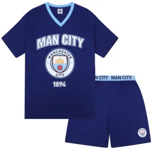 Manchester City pyžamo tmavomodré pánske