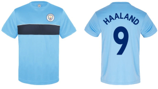 Manchester City Erling HAALAND tréningové tričko modré pánske