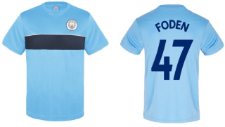 Manchester City Phil FODEN tréningové tričko modré pánske
