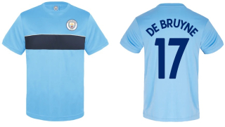 Manchester City Kevin DE BRUYNE tréningové tričko modré pánske