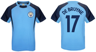 Manchester City Kevin DE BRUYNE tréningové tričko modré detské - SKLADOM