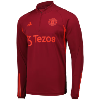 Adidas Manchester United tréningová mikina červená pánska
