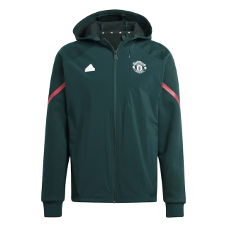 Adidas Manchester United mikina / bunda zelená pánska 