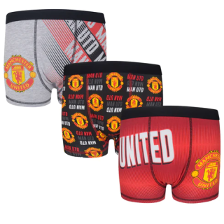 Manchester United boxerky detské (3 ks v balení)