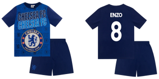 Chelsea FC Enzo Fernández pyžamo modré detské