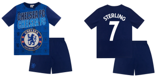 Chelsea FC Raheem Sterling pyžamo modré detské