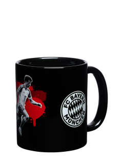 FC Bayern München - Bayern Mníchov Thomas Müller hrnček čierny