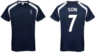 Tottenham Hotspur Son Heung-Min tréningové tričko tmavomodré pánske