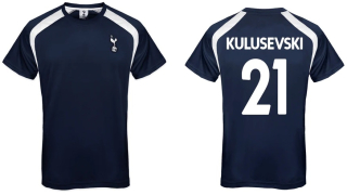Tottenham Hotspur Dejan Kulusevski tréningové tričko tmavomodré pánske