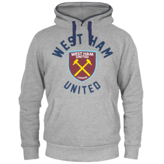 West Ham United FC mikina šedá pánska