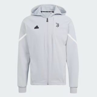 Adidas Juventus FC mikina šedá pánska
