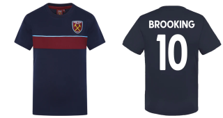 West Ham United FC Trevor Brooking tričko modré detské