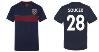 West Ham United FC Tomáš Souček tričko modré detské