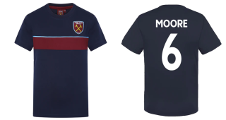 West Ham United FC Bobby Moore tričko modré detské